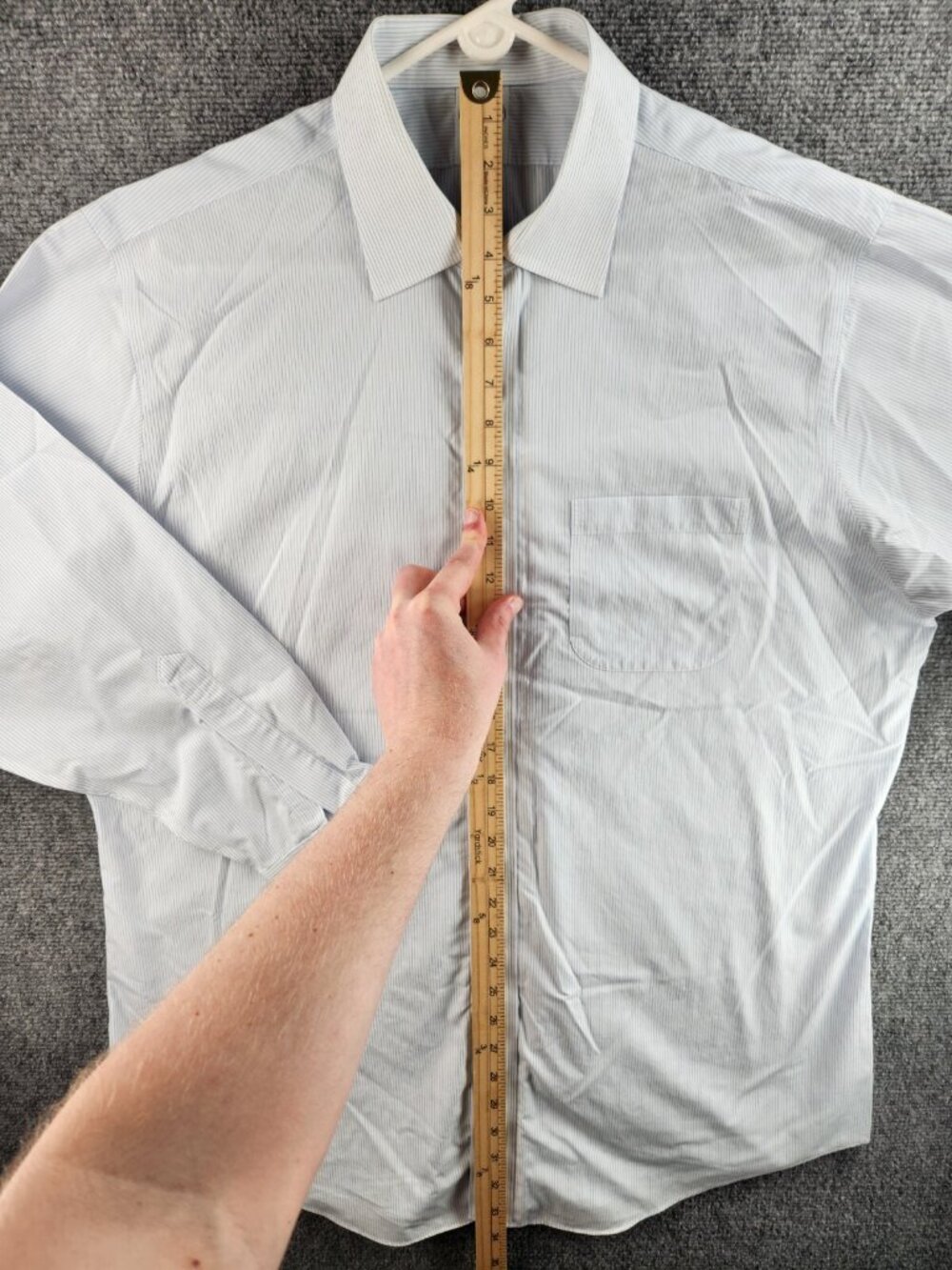 Brooks Brothers 17.5 34 Regent Non Iron Shirt Long Sleeve Button Up Men Cotton - Picture 11 of 16